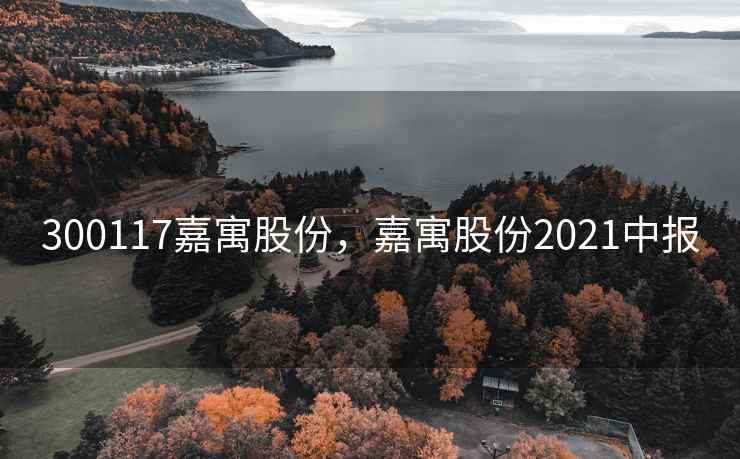 300117嘉寓股份，嘉寓股份2021中报