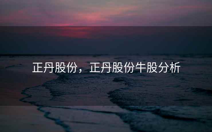 正丹股份，正丹股份牛股分析