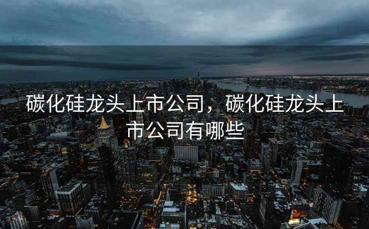 碳化硅龙头上市公司，碳化硅龙头上市公司有哪些